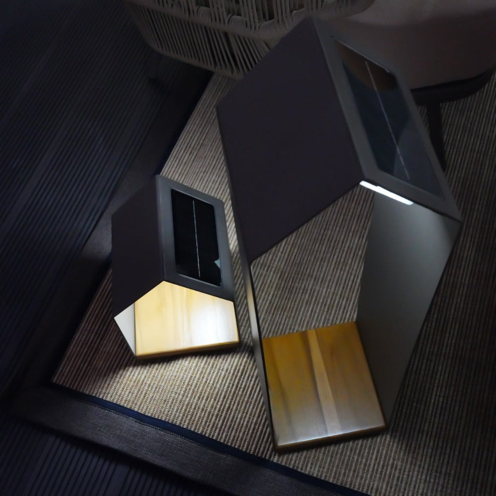 Tall BEACON Sand Matt Outdoor Light from the MYX-LS0202 Smart Outdoors series, designed for stylish outdoor illumination.