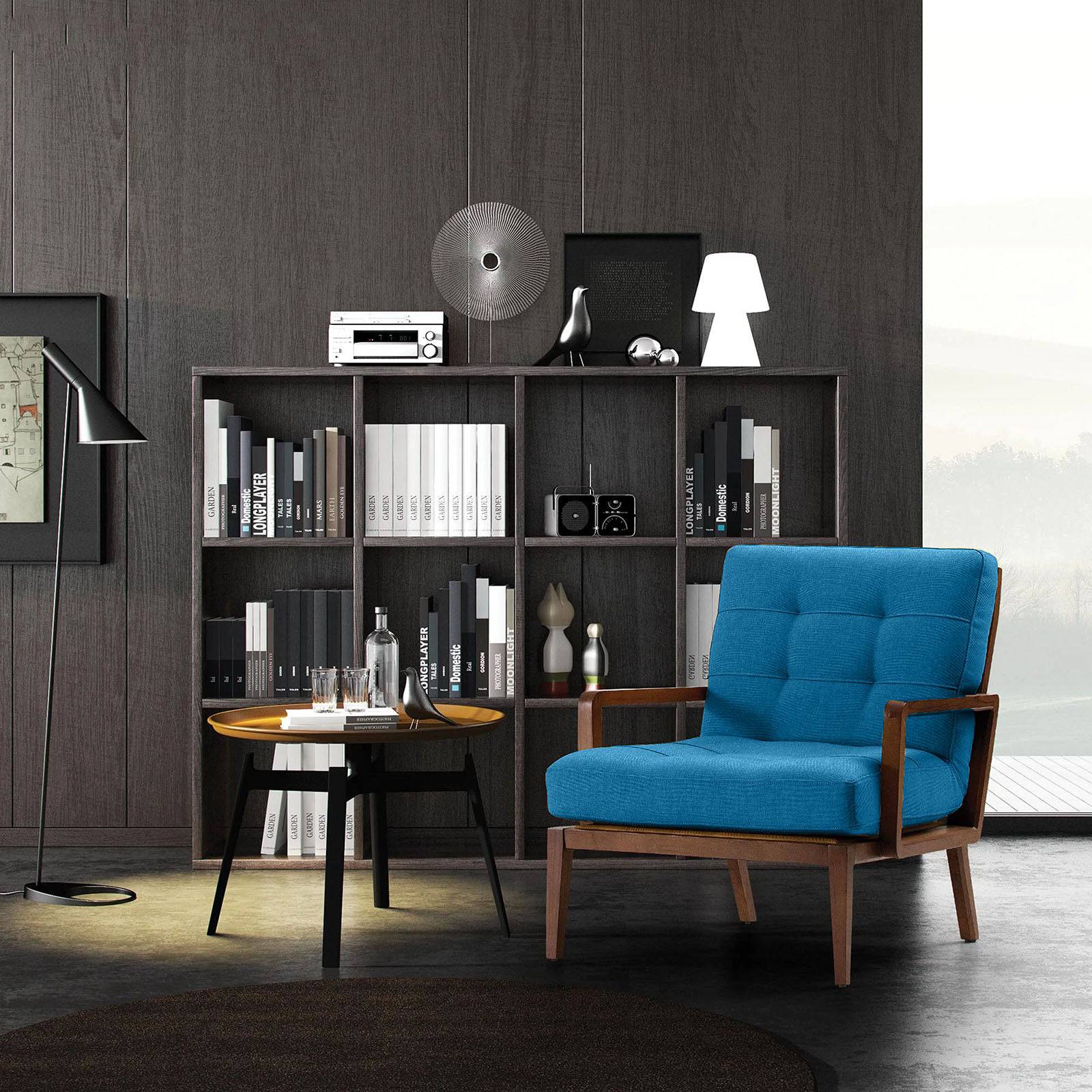Secret Lounge Armchair Secs001-Lounge-B -  Armchairs | كرسي صالة سيكريت - ebarza Furniture UAE | Shop Modern Furniture in Abu Dhabi & Dubai - مفروشات ايبازرا في الامارات | تسوق اثاث عصري وديكورات مميزة في دبي وابوظبي