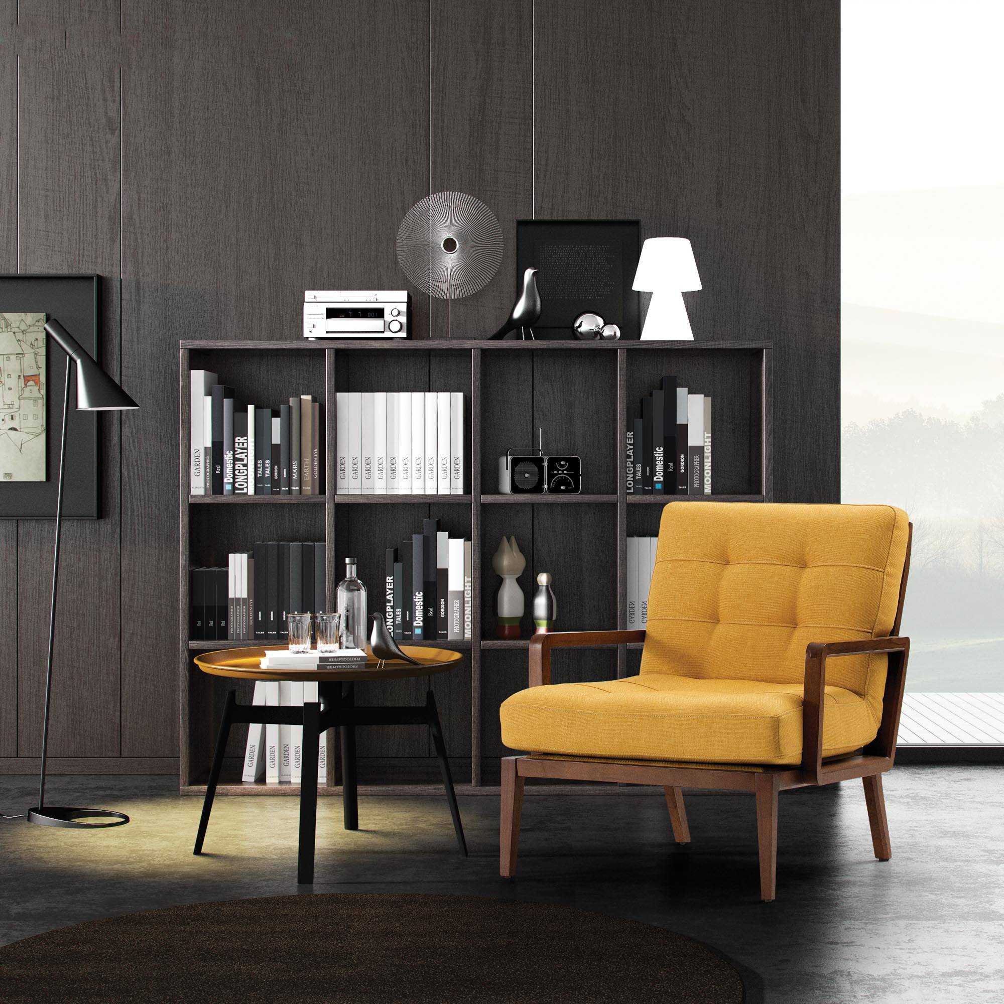 Secrete Lounge Armchair Secs001-Lounge-Y -  Armchairs | كرسي صالة سيكريت - ebarza Furniture UAE | Shop Modern Furniture in Abu Dhabi & Dubai - مفروشات ايبازرا في الامارات | تسوق اثاث عصري وديكورات مميزة في دبي وابوظبي