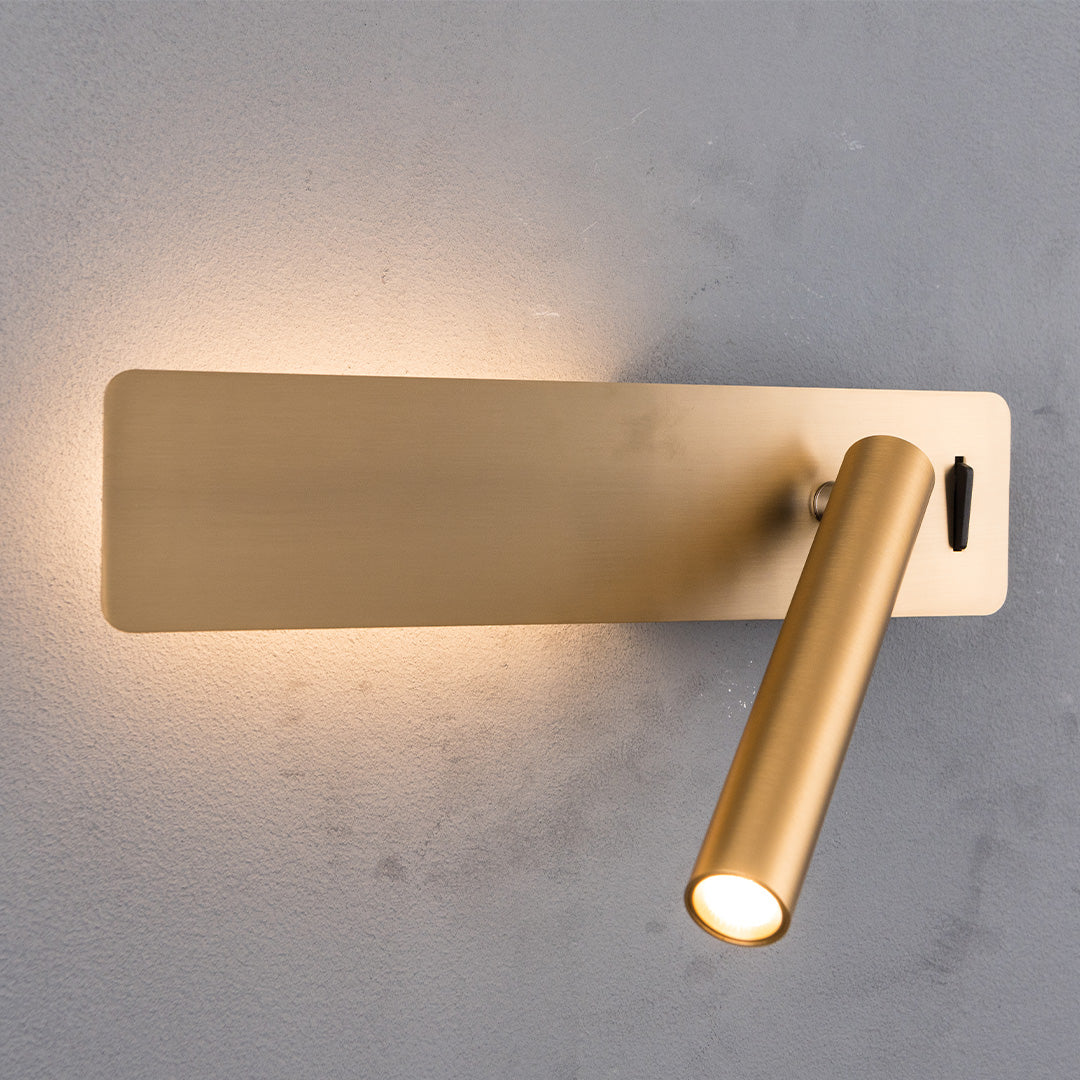 Seed Hotel Style Headboard/ Wall Reading Lamp Seed-WL 23-BR -  Wall Lamps - ebarza Furniture UAE | Shop Modern Furniture in Abu Dhabi & Dubai - مفروشات ايبازرا في الامارات | تسوق اثاث عصري وديكورات مميزة في دبي وابوظبي