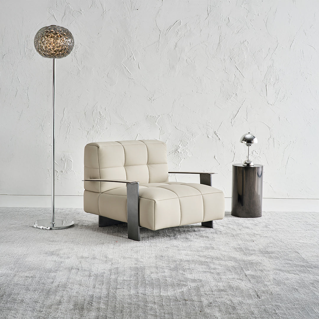 Seraphina Leisure Chair LC090 by BEACON, modern lounge chair with plush cushions and sleek design for relaxed seating.