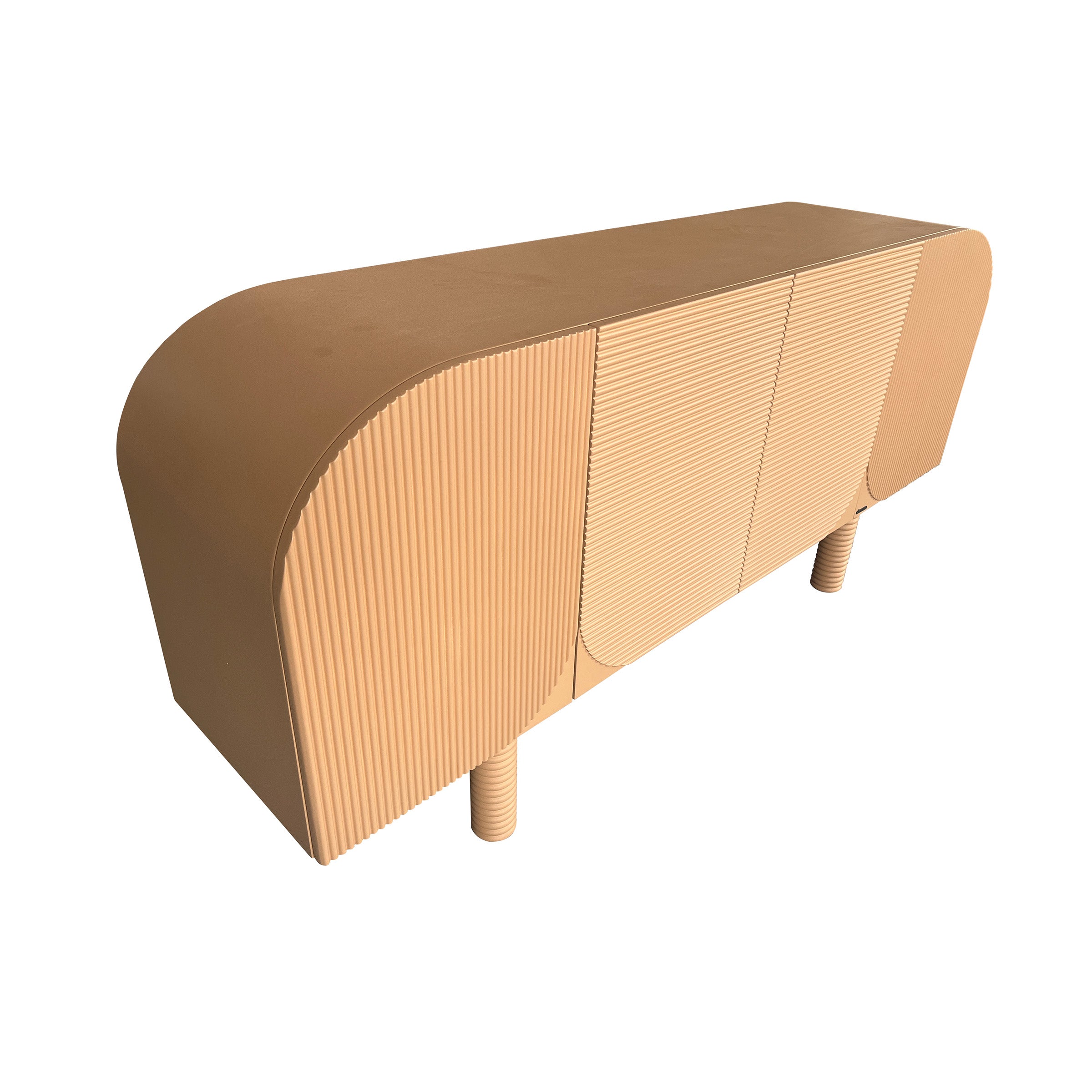 BEACON Serene Skyline Sideboard MLL-G07 with sleek wood finish and modern design, featuring multiple storage compartments.