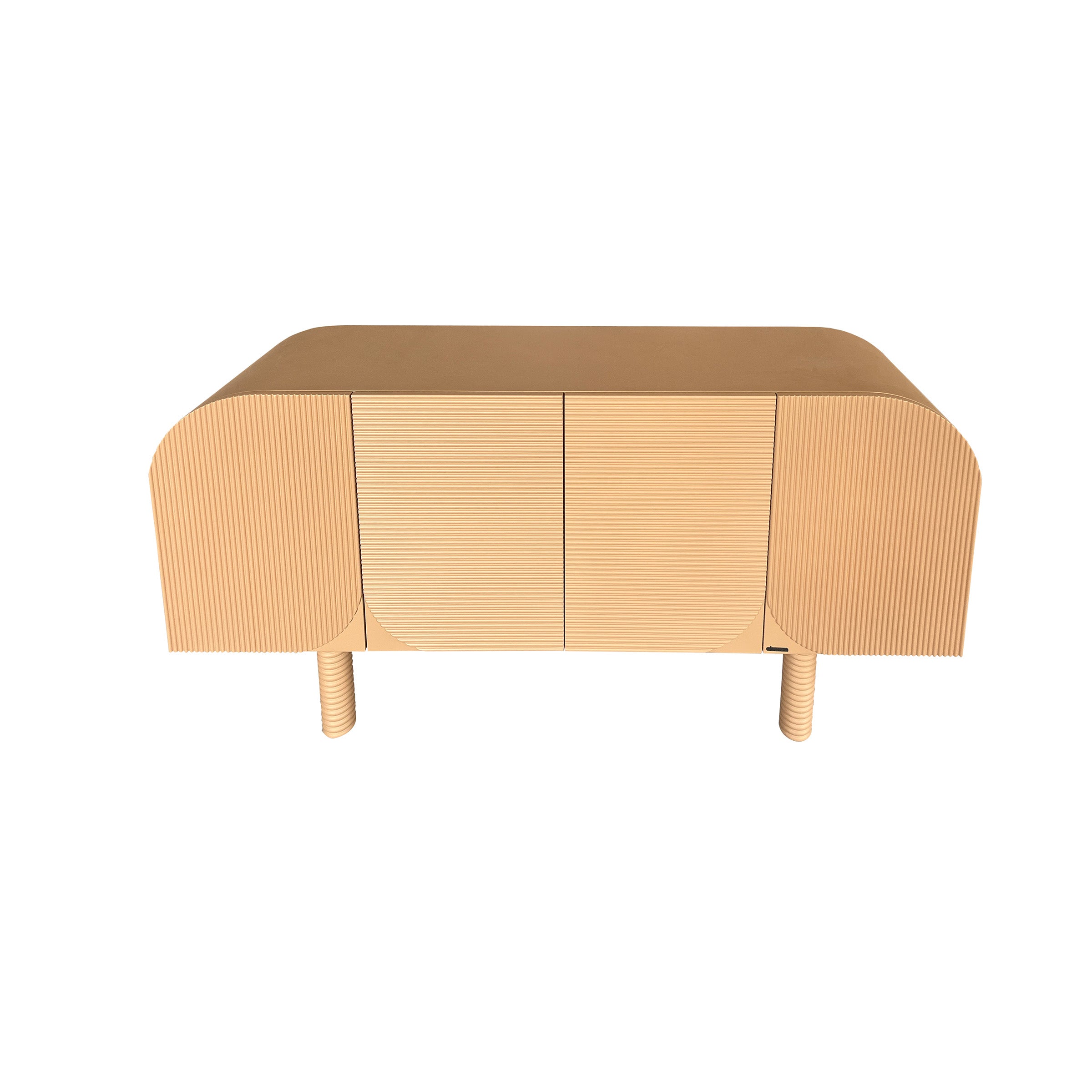 Serene Skyline Sideboard by BEACON, modern sideboard with sleek design, wood finish, and spacious storage compartments.