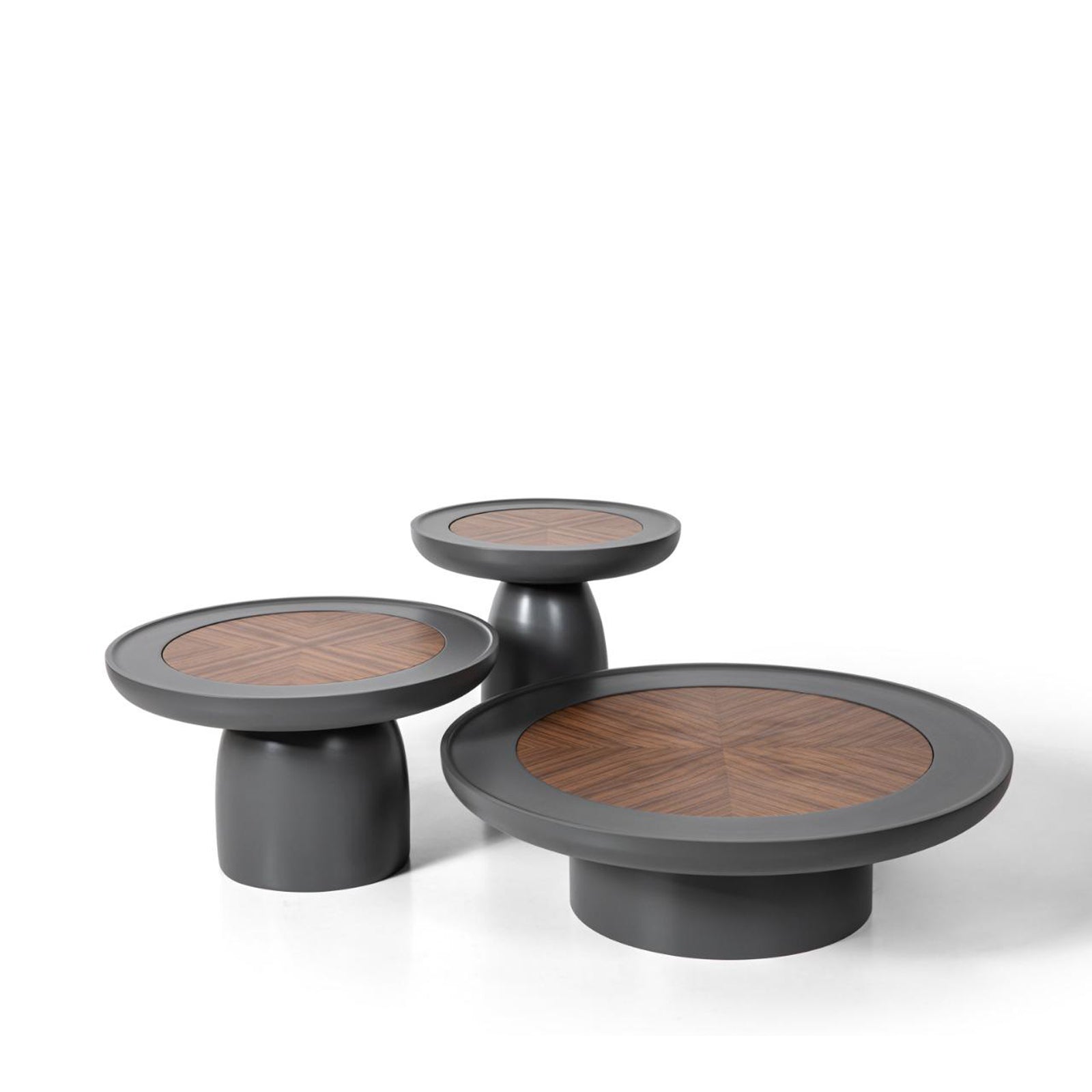 Set Of 3 Escape Antrasit Coffee Table HW-EAS3CT -  Coffee Tables - ebarza Furniture UAE | Shop Modern Furniture in Abu Dhabi & Dubai - مفروشات ايبازرا في الامارات | تسوق اثاث عصري وديكورات مميزة في دبي وابوظبي