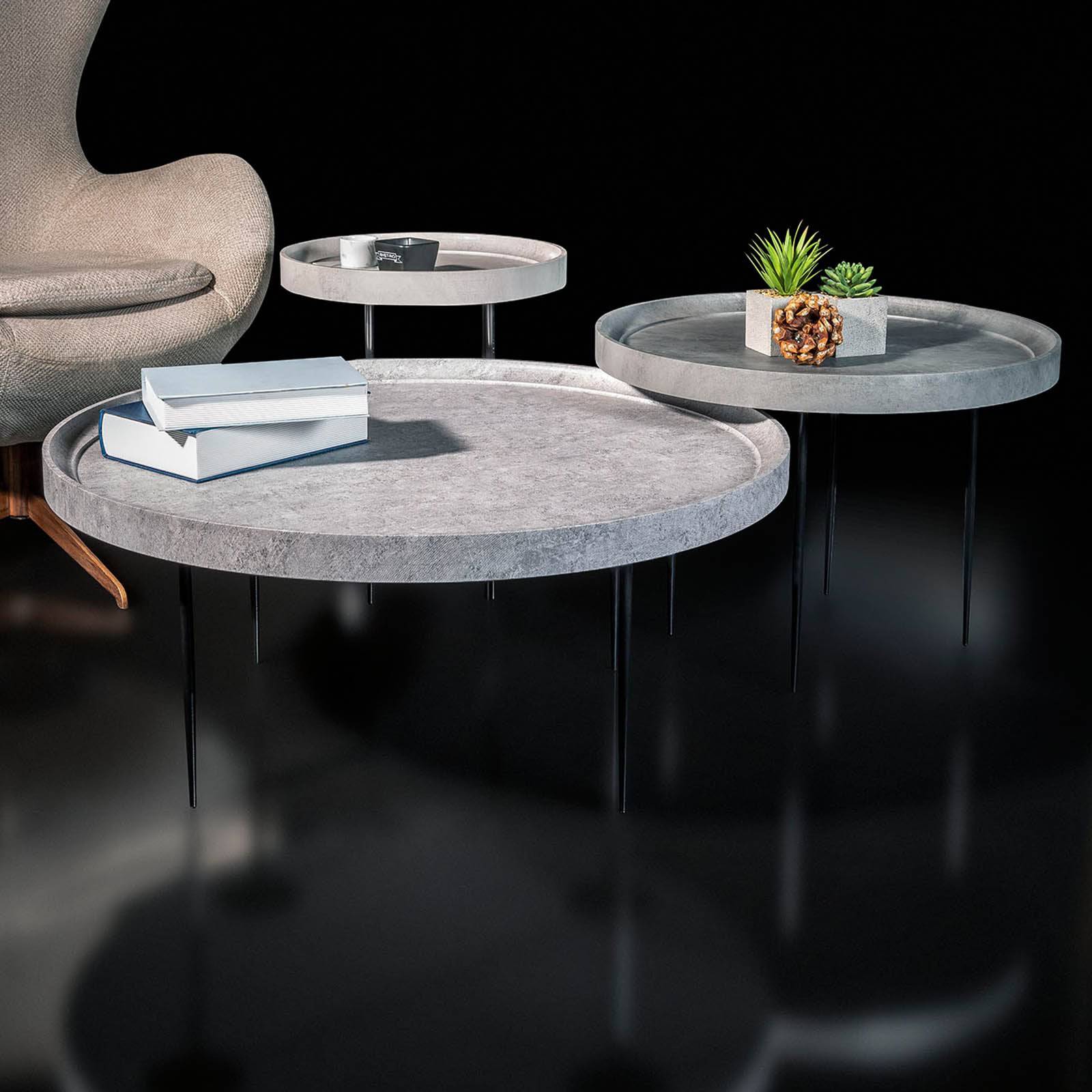 Set Of 3 Leon Center Tables -  Coffee Tables | مجموعة مكونة من 3 طاولات مركزية من ليون - ebarza Furniture UAE | Shop Modern Furniture in Abu Dhabi & Dubai - مفروشات ايبازرا في الامارات | تسوق اثاث عصري وديكورات مميزة في دبي وابوظبي