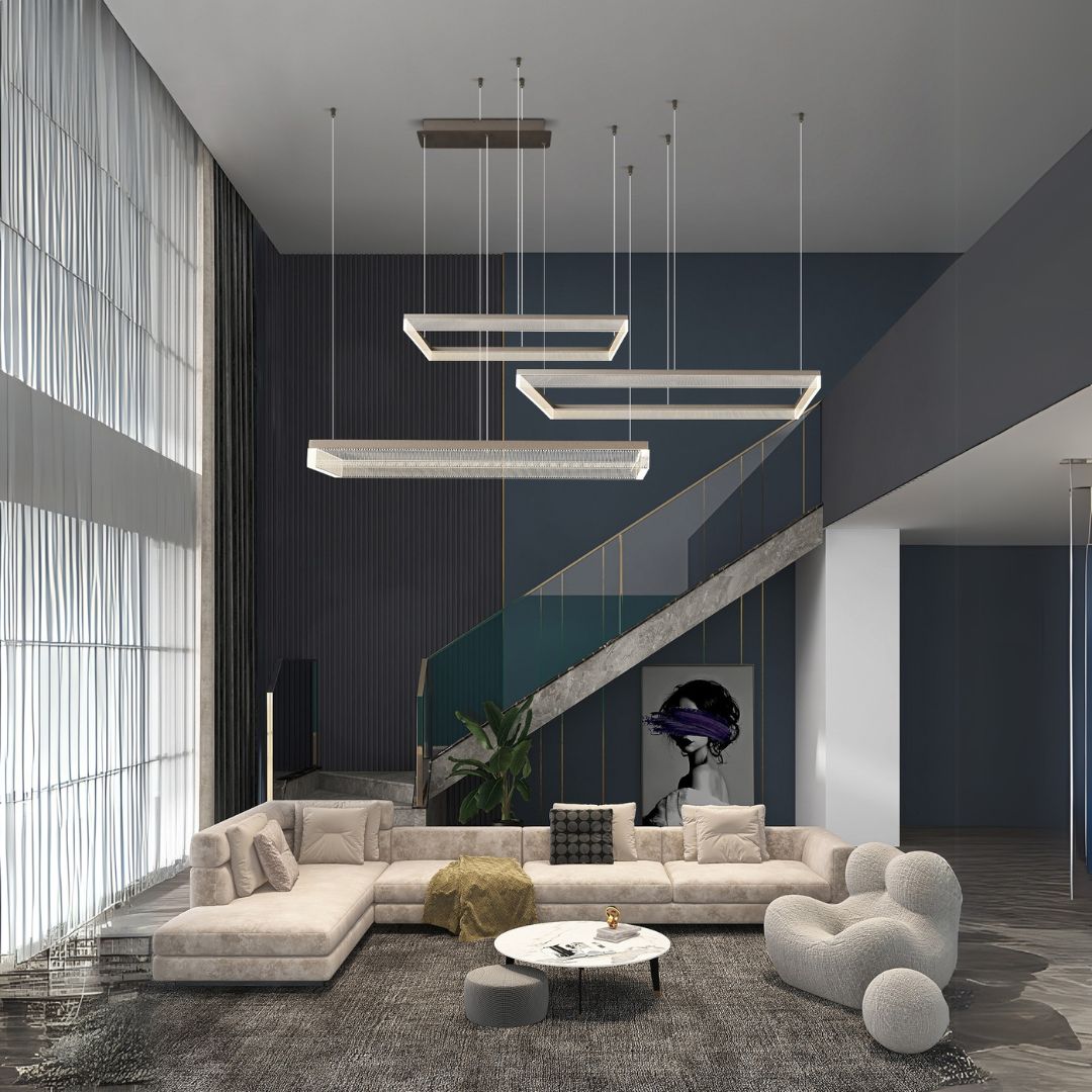 Set of 3 Lustro Glass Pendant Lamp MA05632PC-003 -  Pendant Lamps - ebarza Furniture UAE | Shop Modern Furniture in Abu Dhabi & Dubai - مفروشات ايبازرا في الامارات | تسوق اثاث عصري وديكورات مميزة في دبي وابوظبي