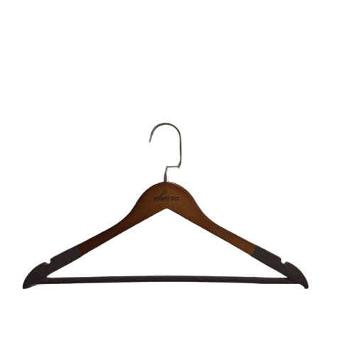 Set of 3 BEACON maple wood coat hangers, sturdy and stylish hangers for clothing organization and closet storage.