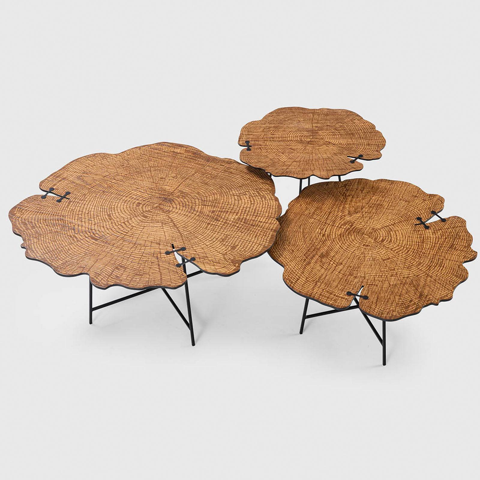 Set Of 3 Olea Tables Olea-001 -  Side Tables | مجموعة من 3 طاولات أوليا - ebarza Furniture UAE | Shop Modern Furniture in Abu Dhabi & Dubai - مفروشات ايبازرا في الامارات | تسوق اثاث عصري وديكورات مميزة في دبي وابوظبي