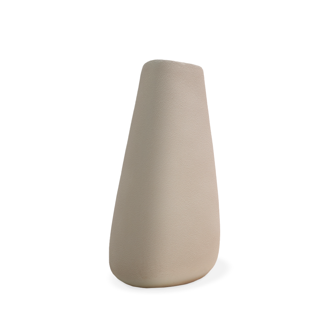 Pre-order 35 Days Delivery Set Of 3 Outdoor/Indoor Fiberglass Concrete Planter Box Xk-8177A+B+C - Beige -  Planter Boxes - ebarza Furniture UAE | Shop Modern Furniture in Abu Dhabi & Dubai - مفروشات ايبازرا في الامارات | تسوق اثاث عصري وديكورات مميزة في دبي وابوظبي