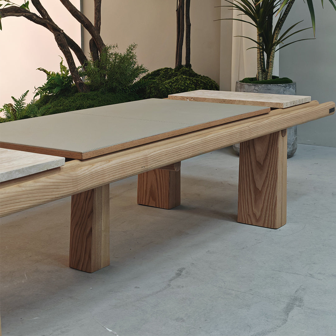 Severus Ashwood Bench by BEACON featuring a sleek wooden design and sturdy construction, ideal for entryways or living spaces.