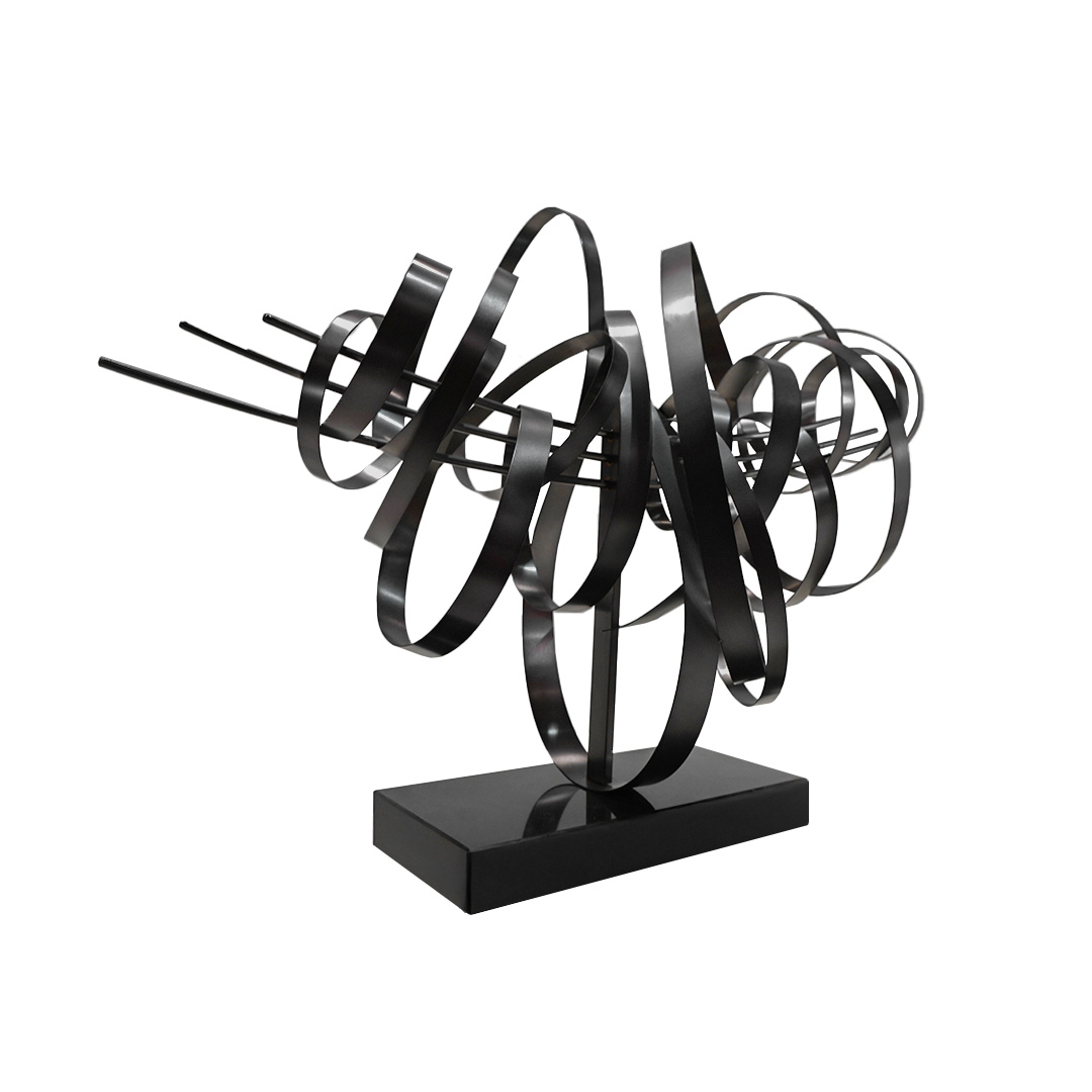 Shock Wave Handcrafted Stainless Steel Artwork Bj2020026 - B -  Artwork - ebarza Furniture UAE | Shop Modern Furniture in Abu Dhabi & Dubai - مفروشات ايبازرا في الامارات | تسوق اثاث عصري وديكورات مميزة في دبي وابوظبي