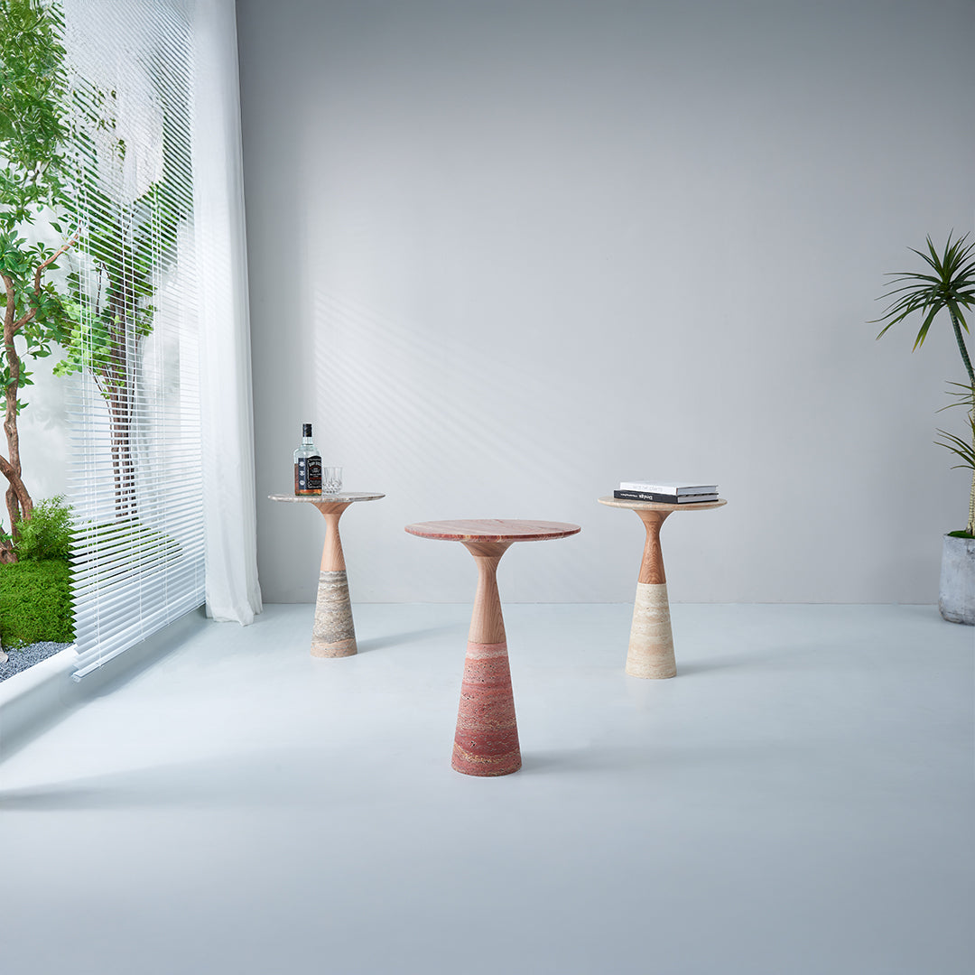 Pre-order 15 Days Delivery Side Table - JK-D224 -Red -  Side Tables - ebarza Furniture UAE | Shop Modern Furniture in Abu Dhabi & Dubai - مفروشات ايبازرا في الامارات | تسوق اثاث عصري وديكورات مميزة في دبي وابوظبي