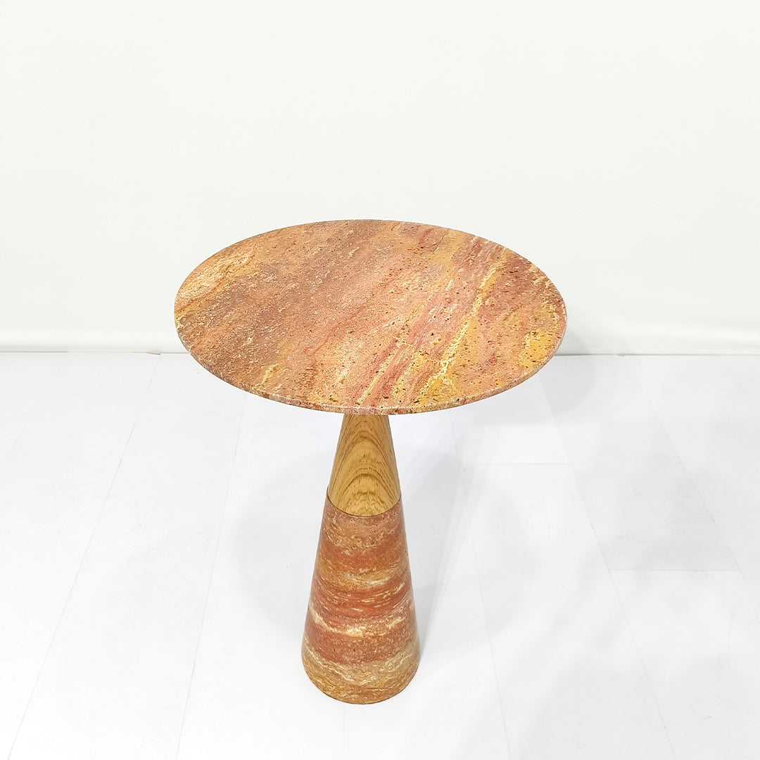 Red BEACON JK-D224 side table with a sleek, modern design, featuring a sturdy top and stylish legs.