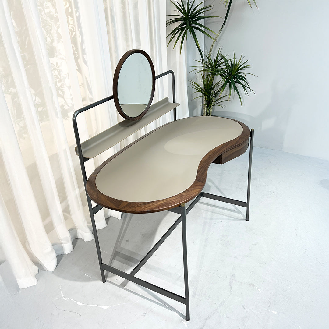 BEACON Sierra Saddle Leather Dresser JK-J15 with sleek dresser design, featuring saddle leather finish and modern hardware.