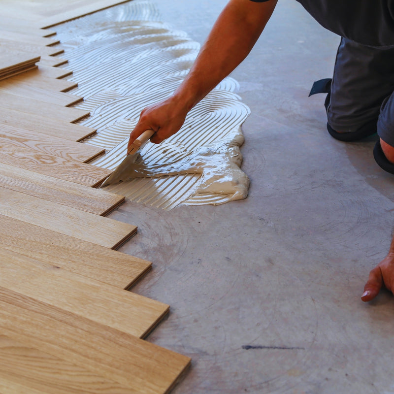 Simple Parquet wood flooring Installation Per Box (1.83 SQM) - Fix | ebarza