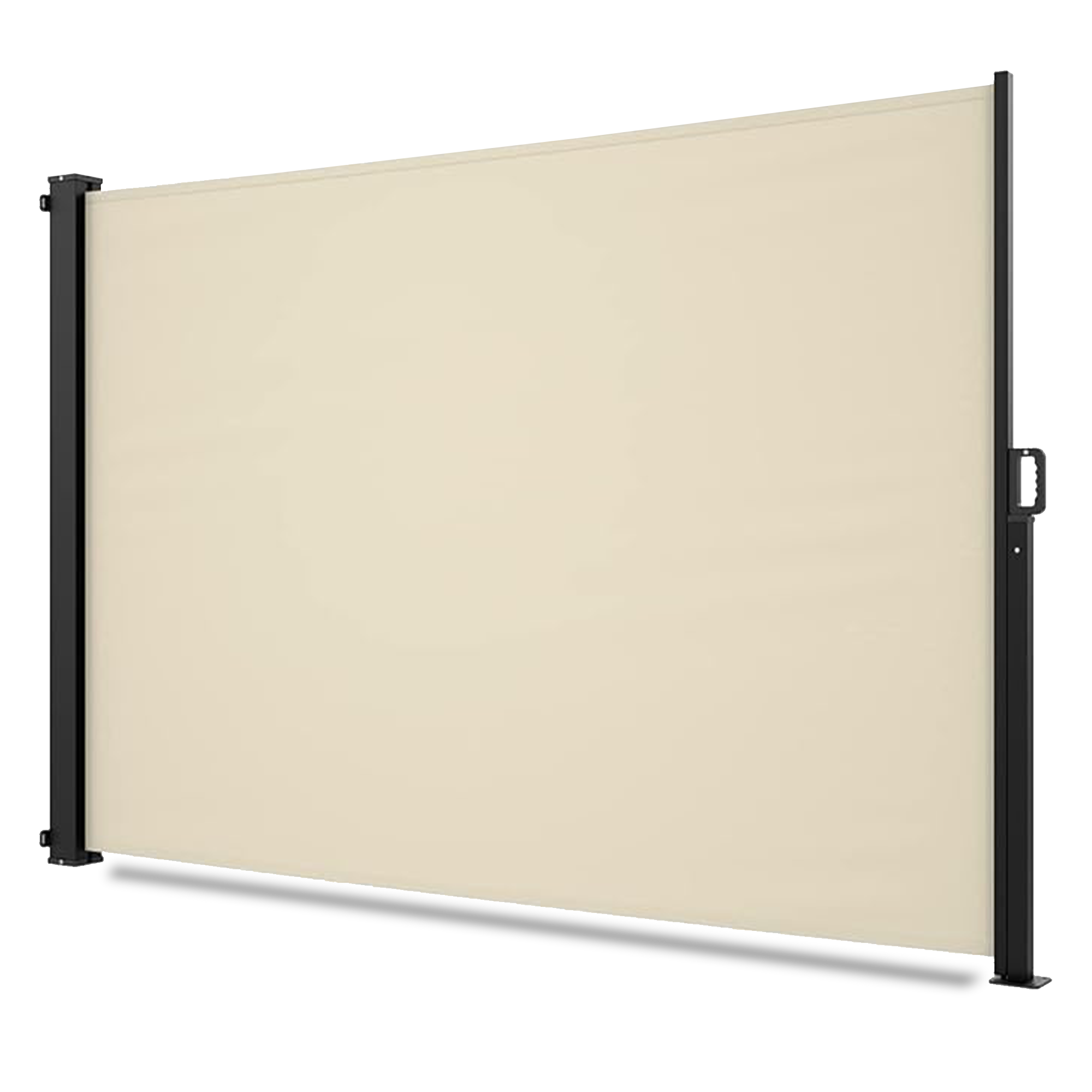 BEACON single side awning 1830, part of partitions, with fabric and frame visible, used for outdoor shade and privacy.