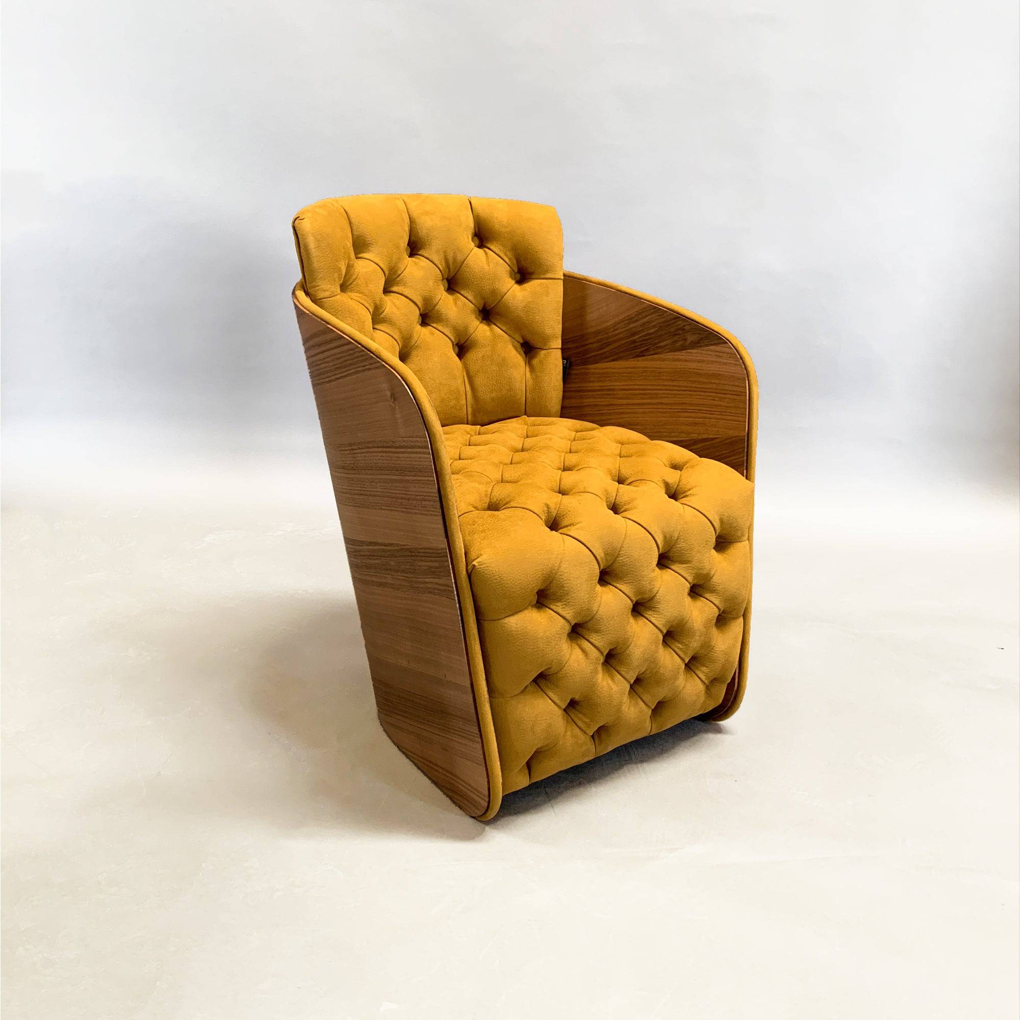 Sir Arm Chair Sir-Arm-Yellow -  Armchairs | كرسي سيير - ebarza Furniture UAE | Shop Modern Furniture in Abu Dhabi & Dubai - مفروشات ايبازرا في الامارات | تسوق اثاث عصري وديكورات مميزة في دبي وابوظبي