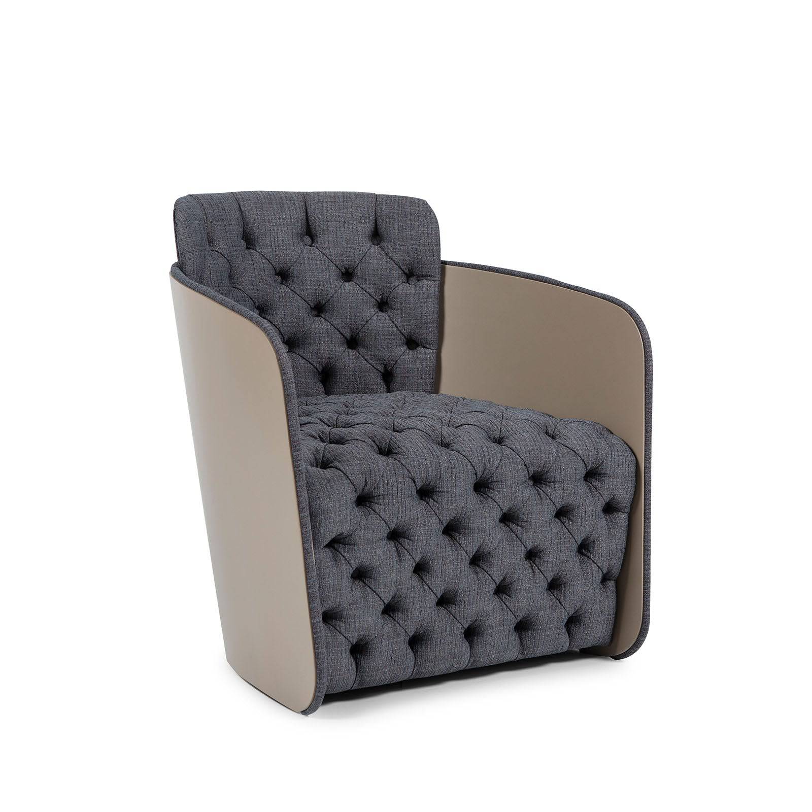 Sir Lounge Chair Sir-Big-Grey -  Lounge Chairs | كرسي صالة سيير - ebarza Furniture UAE | Shop Modern Furniture in Abu Dhabi & Dubai - مفروشات ايبازرا في الامارات | تسوق اثاث عصري وديكورات مميزة في دبي وابوظبي