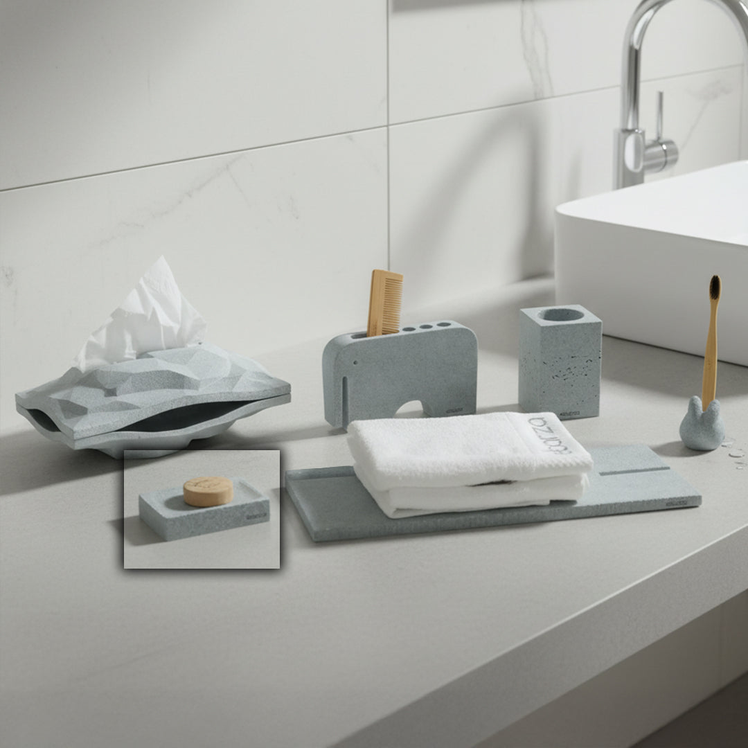 BEACON SKIVA soap dish from the bathroom accessories collection, featuring a sleek design and durable material.