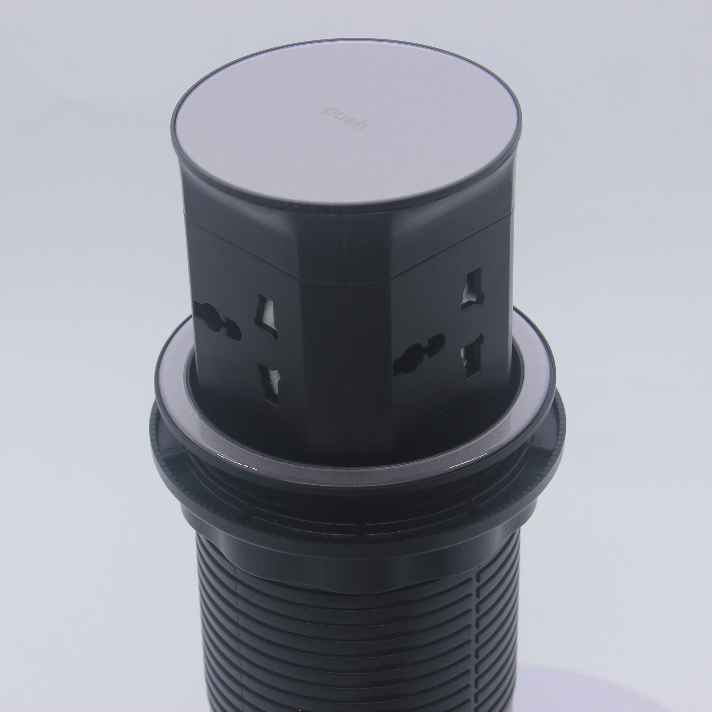 Small Tempered Glass Pop Up Socket JXB-016 -  Smart Sockets - ebarza Furniture UAE | Shop Modern Furniture in Abu Dhabi & Dubai - مفروشات ايبازرا في الامارات | تسوق اثاث عصري وديكورات مميزة في دبي وابوظبي