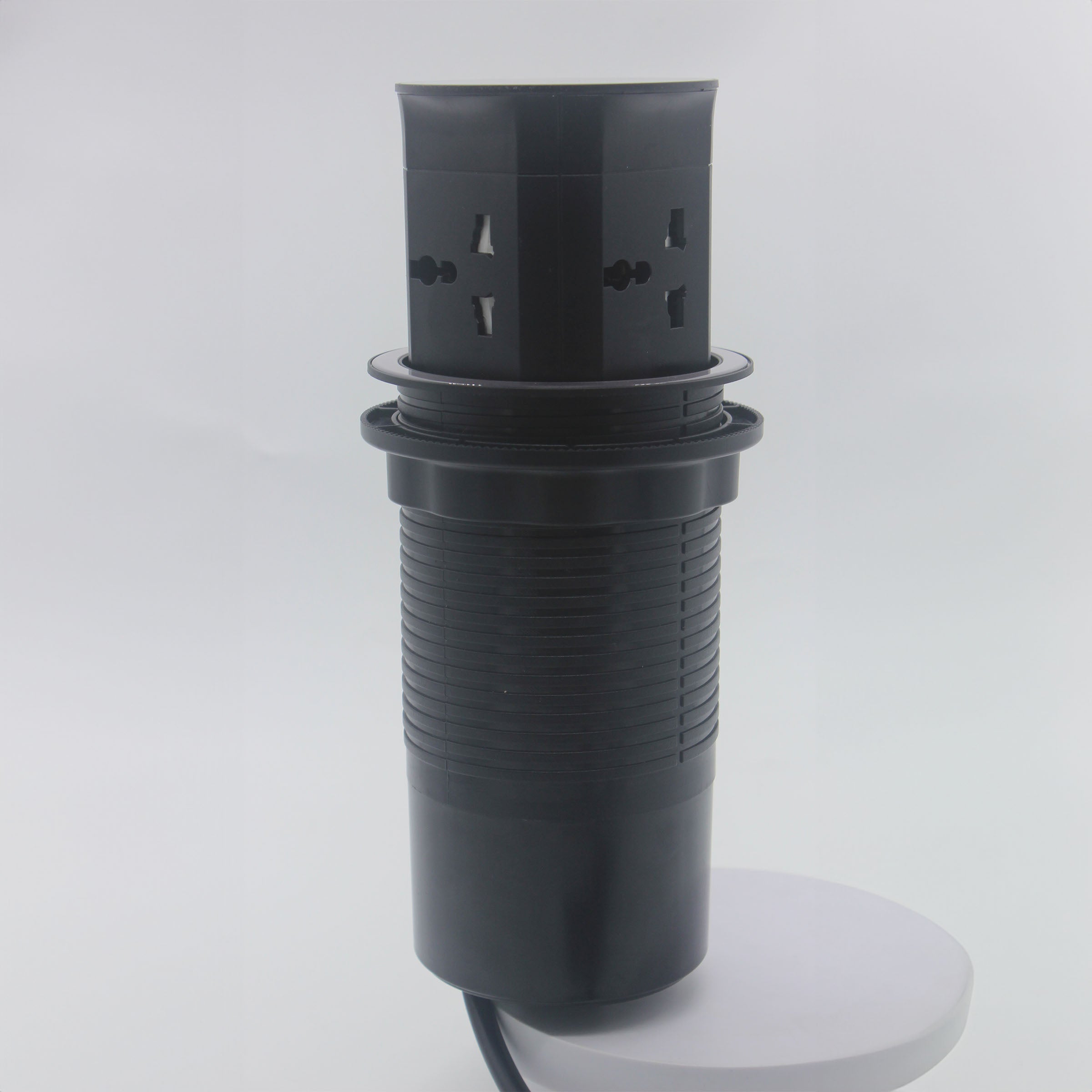 Small Tempered Glass Pop Up Socket JXB-016 -  Smart Sockets - ebarza Furniture UAE | Shop Modern Furniture in Abu Dhabi & Dubai - مفروشات ايبازرا في الامارات | تسوق اثاث عصري وديكورات مميزة في دبي وابوظبي