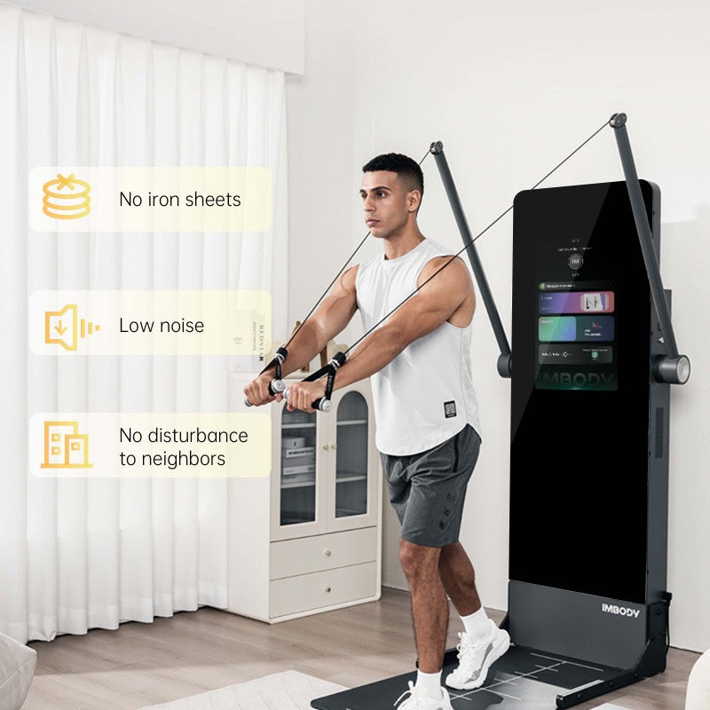 Smart Home Gym - Intelligent Training Mirror Platform -  Mirrors - ebarza Furniture UAE | Shop Modern Furniture in Abu Dhabi & Dubai - مفروشات ايبازرا في الامارات | تسوق اثاث عصري وديكورات مميزة في دبي وابوظبي