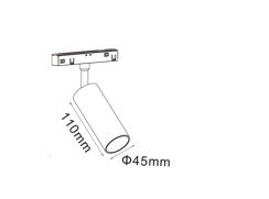 Smart Track Adjustable Light Shape Spot Light YND-MiniLED28-7W -  Smart Track Lighting - ebarza Furniture UAE | Shop Modern Furniture in Abu Dhabi & Dubai - مفروشات ايبازرا في الامارات | تسوق اثاث عصري وديكورات مميزة في دبي وابوظبي