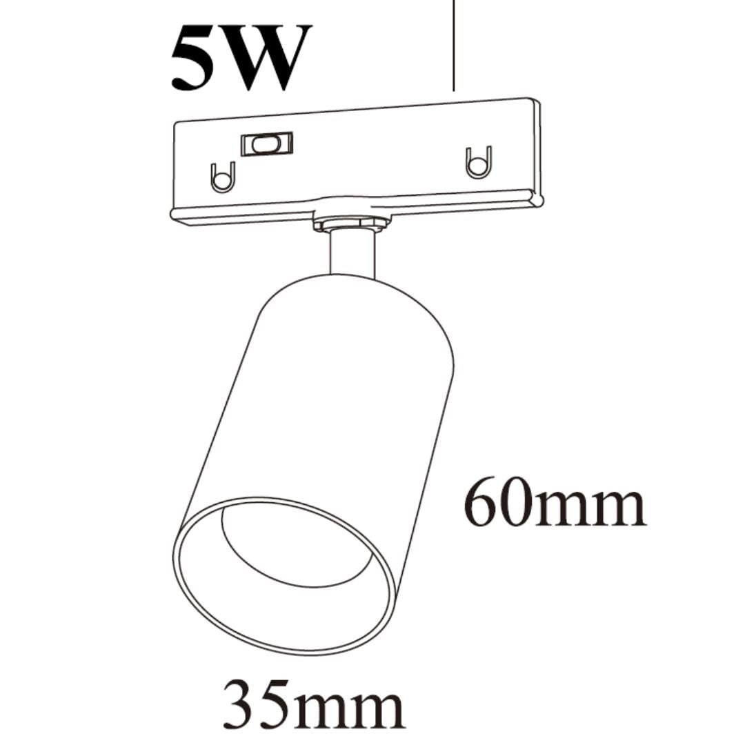 BEACON YNDDG Smart Track and LED Spot Light YND-R5503, adjustable track lighting with bright LED spotlight for modern interiors.