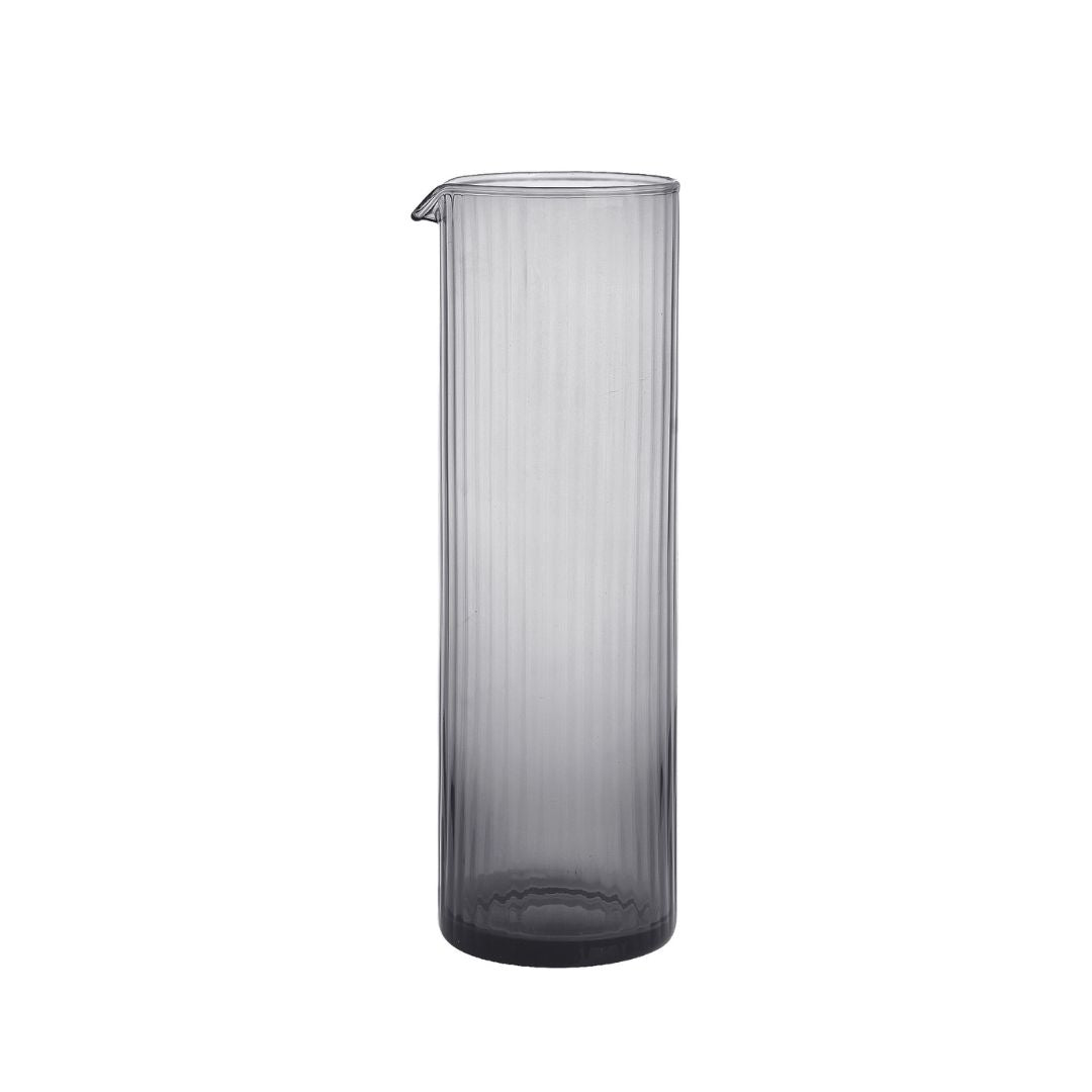 Smoked grey 1.2L BEACON drinkware carafe with a sleek design, perfect for serving beverages in style.