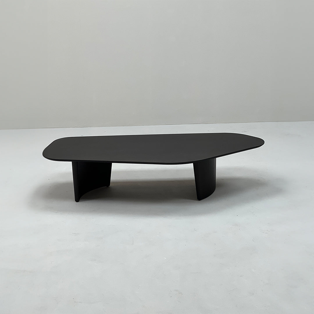 Smoky wood coffee table from BEACON, model JK-D52, with a modern rectangular design and natural wood grain finish.