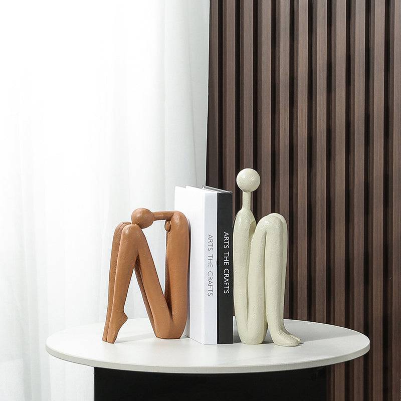 Soft Man Ornament Beige Fc-Sz2190A -  Home Decor Figurines | ديكور الرجل الناعم باللون البيج - ebarza Furniture UAE | Shop Modern Furniture in Abu Dhabi & Dubai - مفروشات ايبازرا في الامارات | تسوق اثاث عصري وديكورات مميزة في دبي وابوظبي