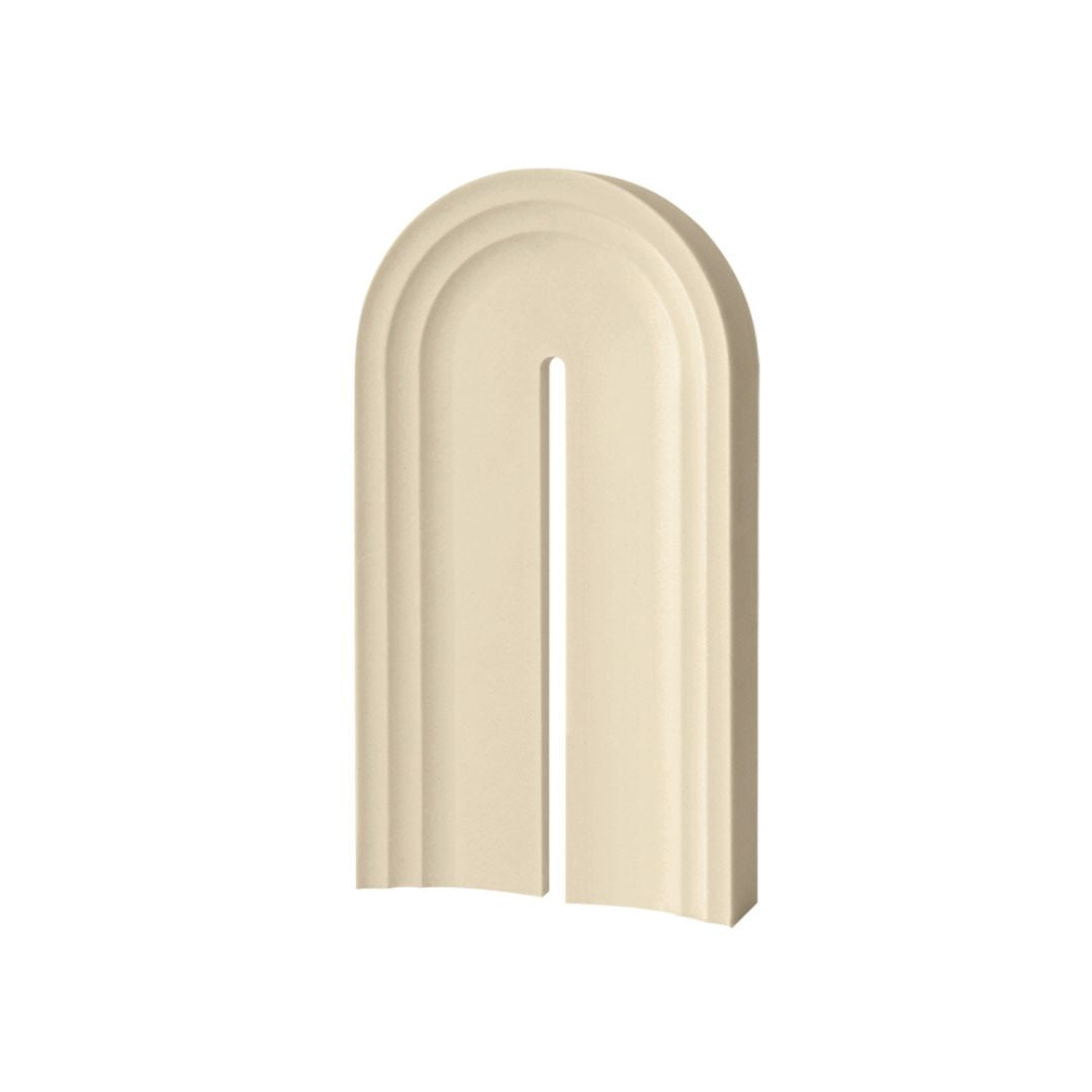 Soft sand-colored BEACON ornament and towel tray BTP224B, decorative tray with smooth finish and versatile design.