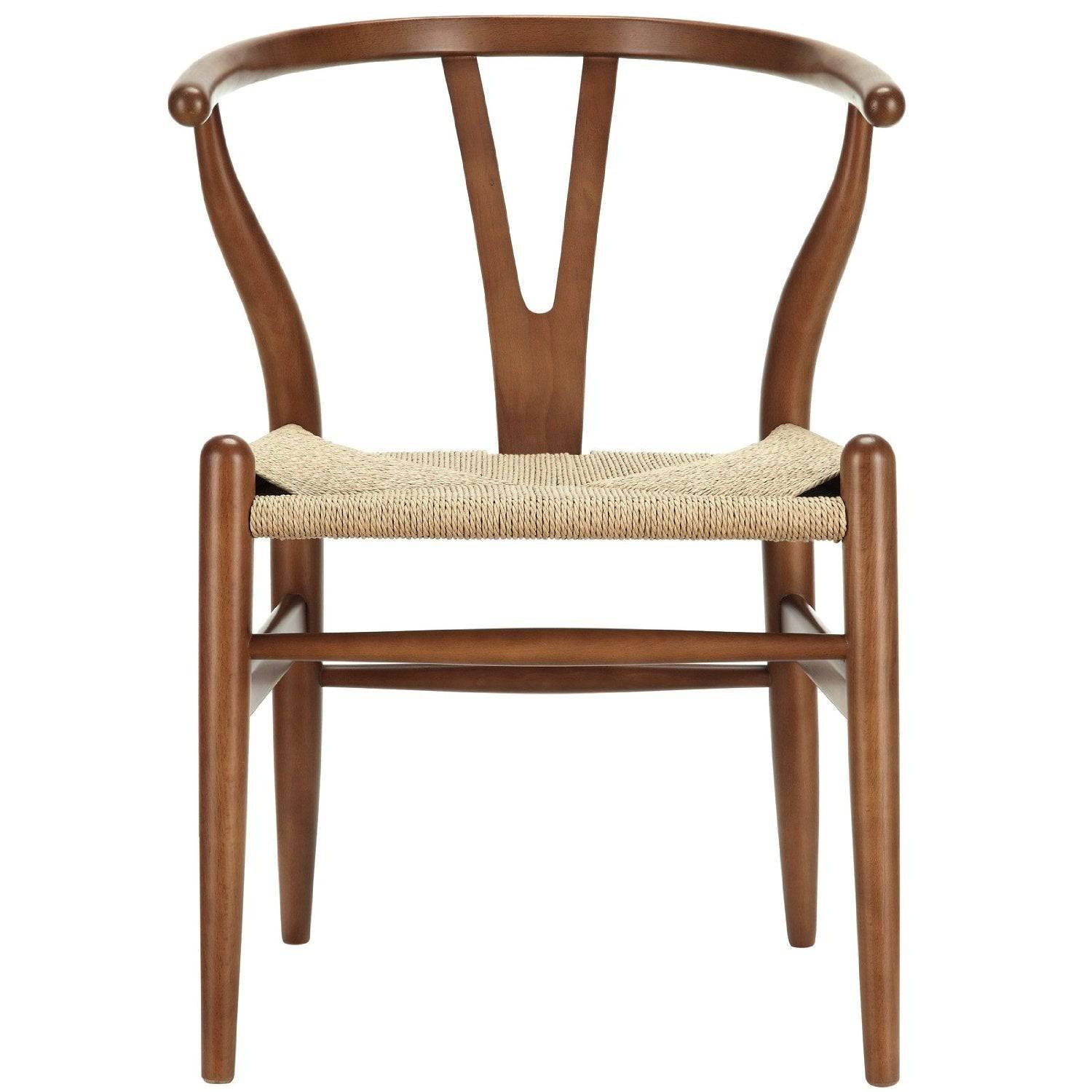 Solid Ash Wood And  Natural Cord Seat Dining Chair Ws-001A-W -  Chairs | خشب رماد صلب ومقعد سلك طبيعي - ebarza Furniture UAE | Shop Modern Furniture in Abu Dhabi & Dubai - مفروشات ايبازرا في الامارات | تسوق اثاث عصري وديكورات مميزة في دبي وابوظبي