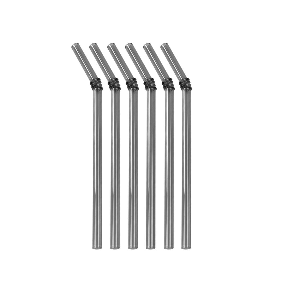 Solid grey straw for BEACON drinkware, model 231173A, designed for use with beverage containers, made of durable material.