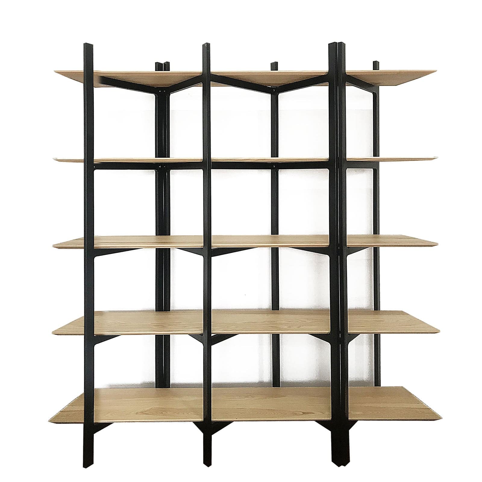 Solid Wood 5 Levels Shelf Sp17359Xl-N -  Shelves | رف خشب متين 5 مستويات - ebarza Furniture UAE | Shop Modern Furniture in Abu Dhabi & Dubai - مفروشات ايبازرا في الامارات | تسوق اثاث عصري وديكورات مميزة في دبي وابوظبي