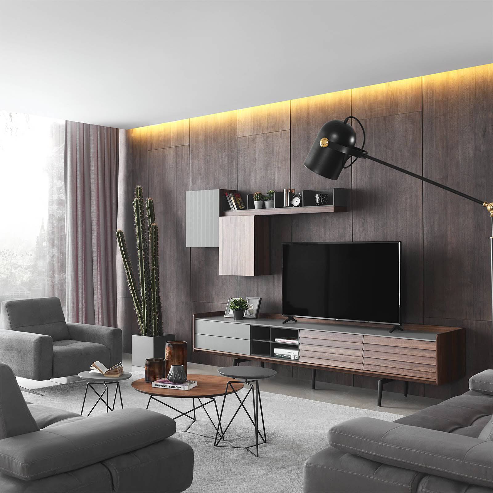 Solo Tv Unit Solo006 -  TV Units | طاوله تلفزيون سولو - ebarza Furniture UAE | Shop Modern Furniture in Abu Dhabi & Dubai - مفروشات ايبازرا في الامارات | تسوق اثاث عصري وديكورات مميزة في دبي وابوظبي