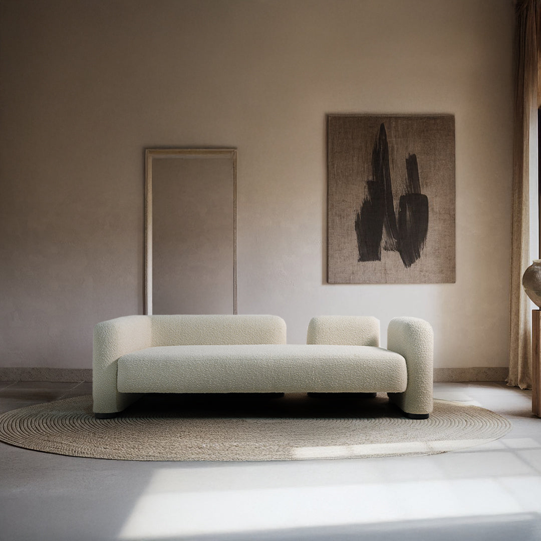 BEACON Soren 3 Seater Sofa with plush cushions and modern design, ideal for contemporary living rooms.