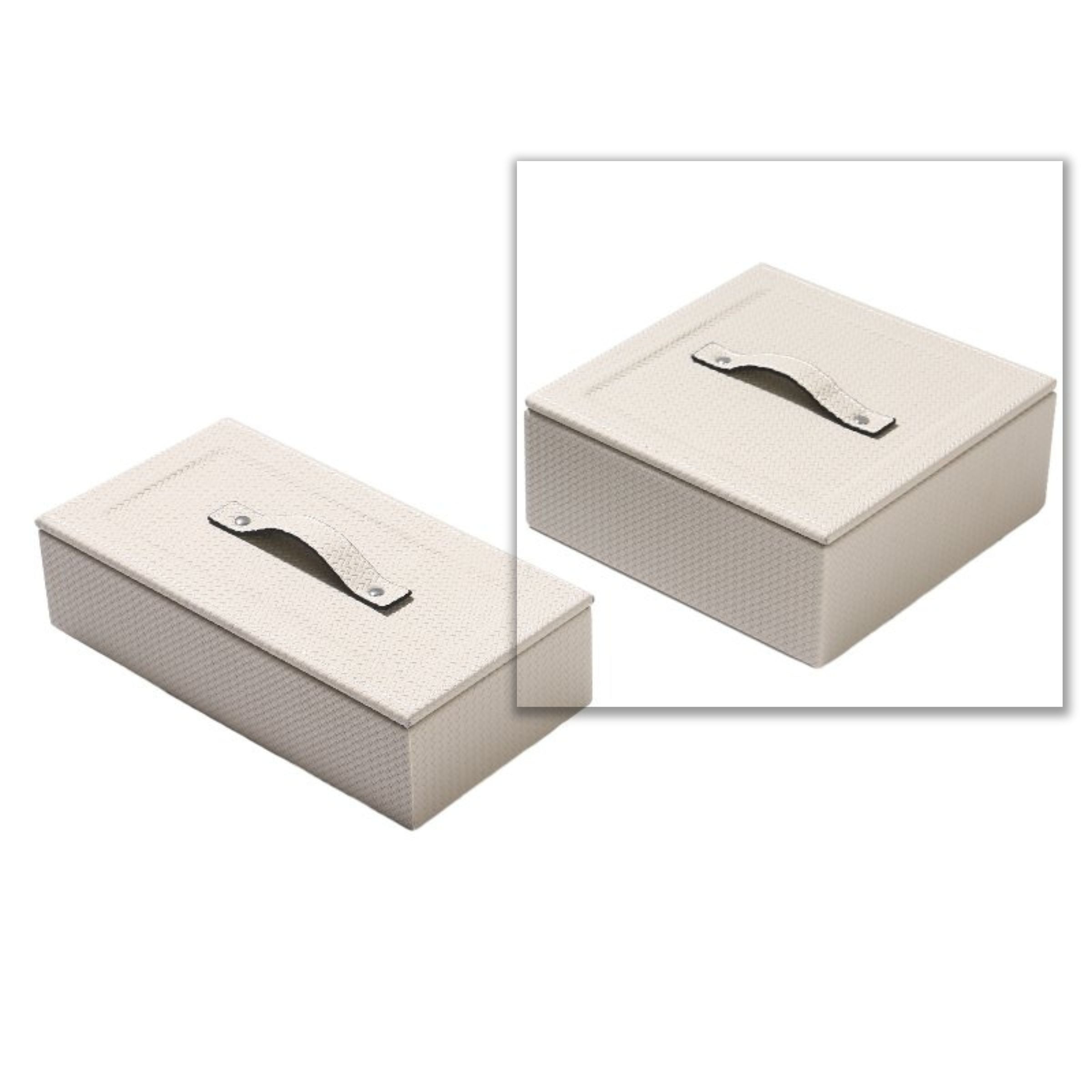 SQUARE DECORATIVE BOX DD210919A -  Decorative Boxes - ebarza Furniture UAE | Shop Modern Furniture in Abu Dhabi & Dubai - مفروشات ايبازرا في الامارات | تسوق اثاث عصري وديكورات مميزة في دبي وابوظبي