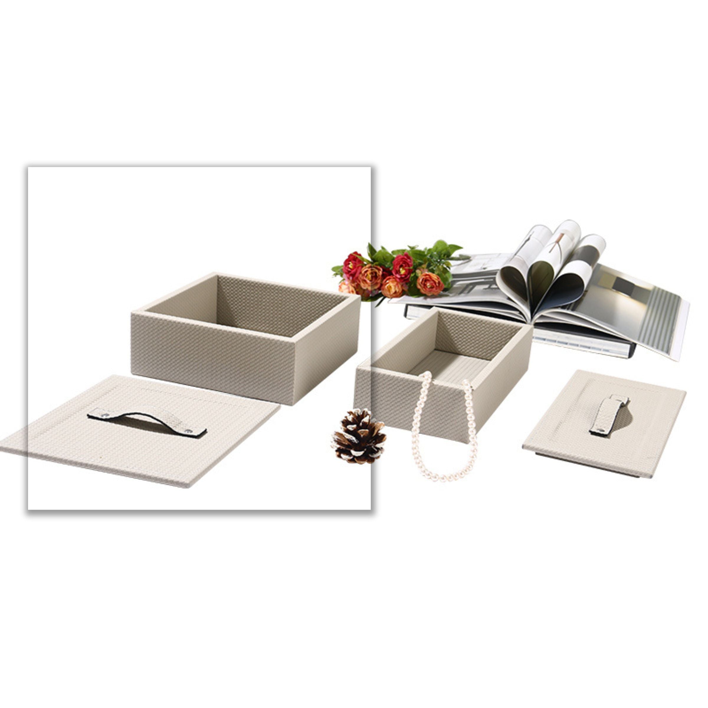 SQUARE DECORATIVE BOX DD210919A -  Decorative Boxes - ebarza Furniture UAE | Shop Modern Furniture in Abu Dhabi & Dubai - مفروشات ايبازرا في الامارات | تسوق اثاث عصري وديكورات مميزة في دبي وابوظبي