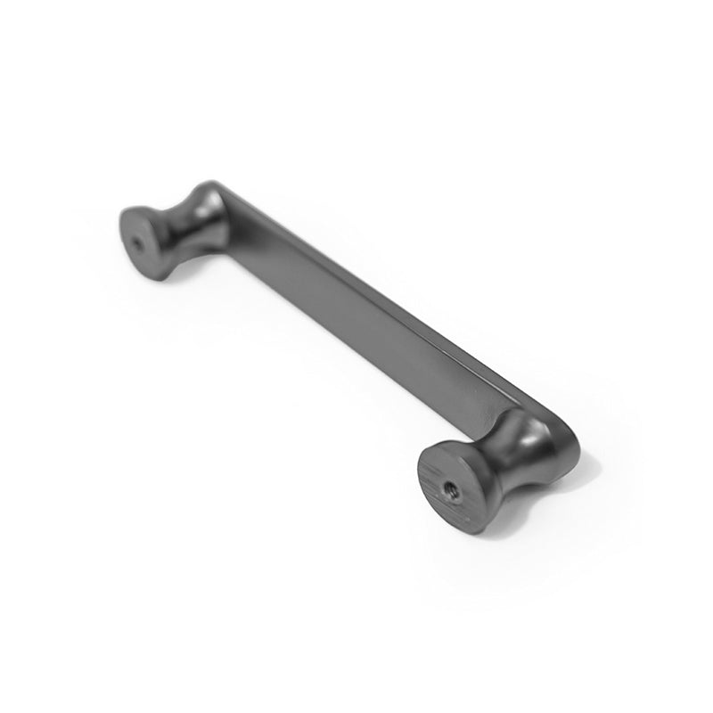 Stainless steel door handle from BEACON KARDG, model 7293-96, showing sleek, polished surface and ergonomic design.
