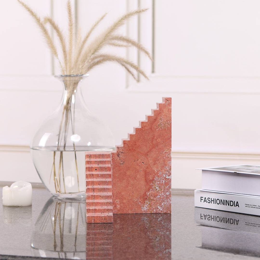 BEACON Stair Sculpture KA3020A home decor figurine featuring a modern, abstract staircase design for stylish interior decor.
