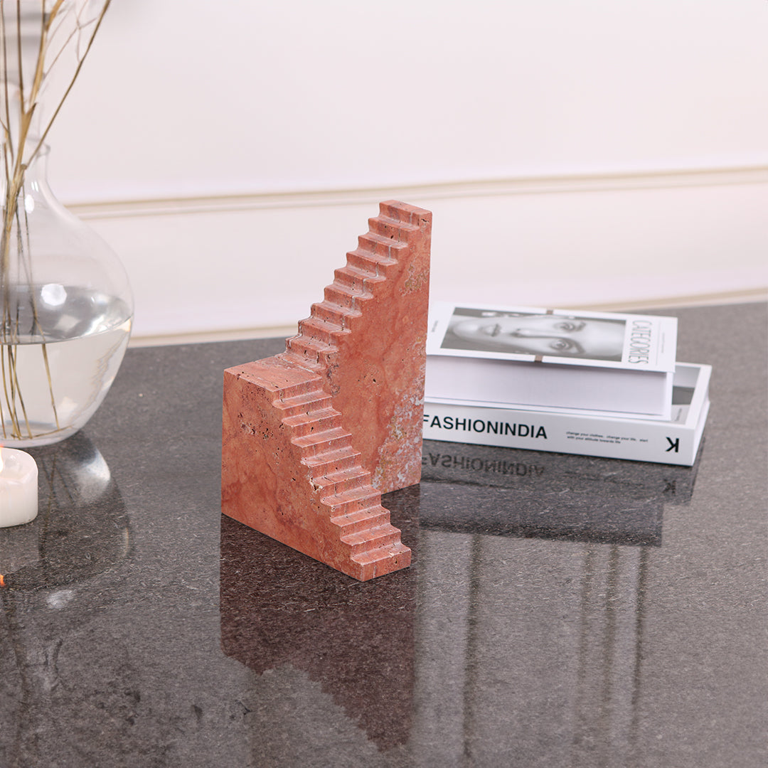 BEACON Stair Sculpture KA3020A home decor figurine featuring a modern stair design for stylish interior decoration.