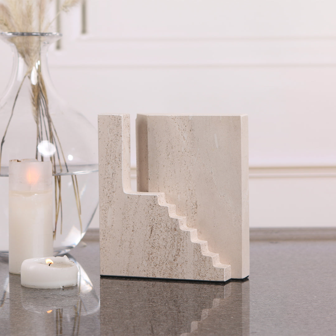 BEACON staircase sculpture KA3044B home decor figurine featuring a modern staircase design for stylish interior decoration.
