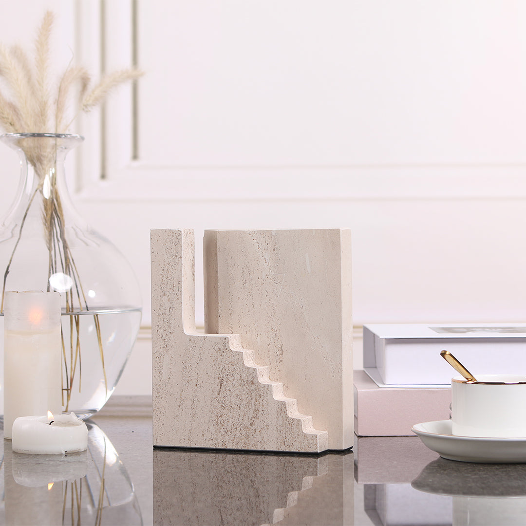 BEACON staircase sculpture KA3044B home decor figurine featuring a detailed staircase design for elegant interior decoration.