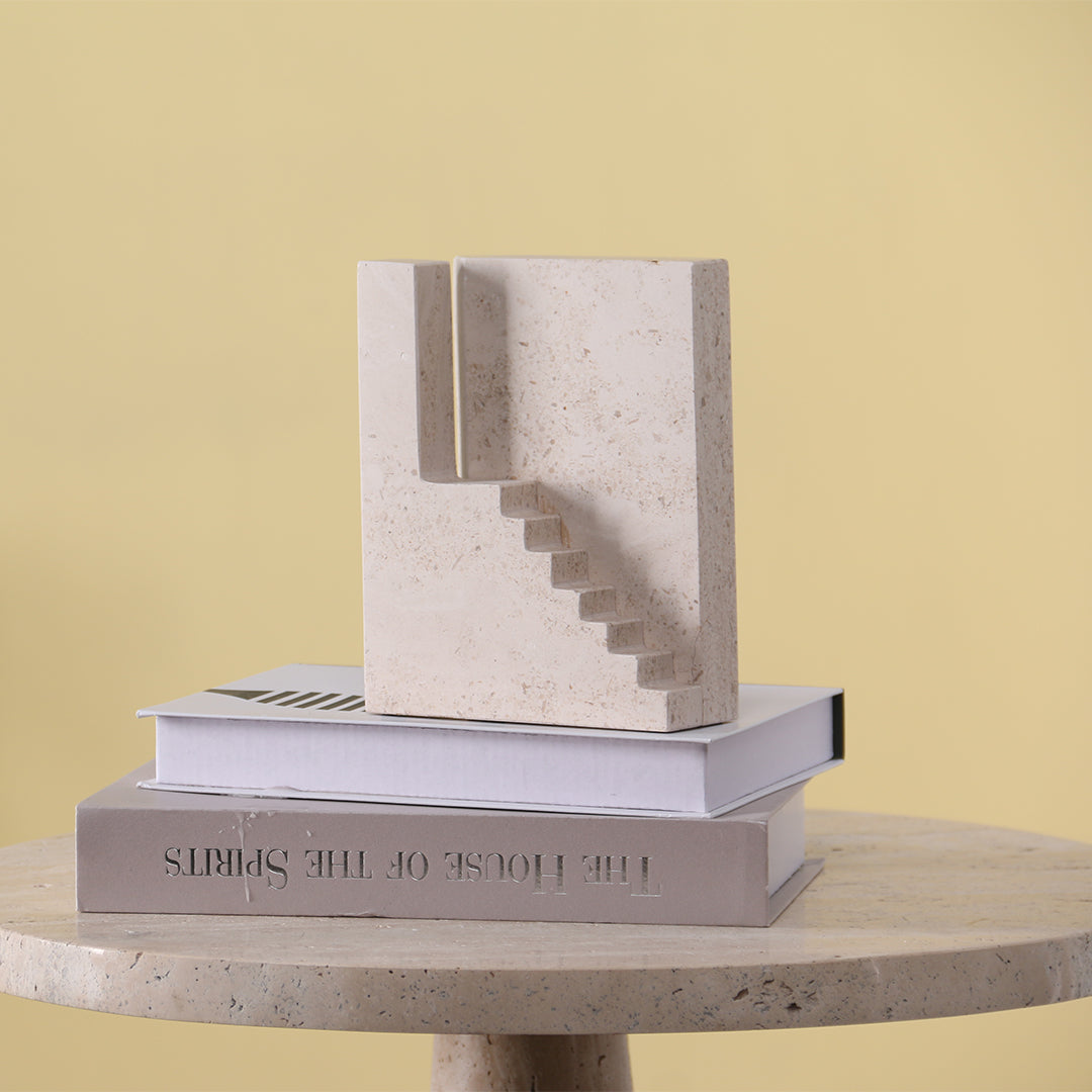BEACON staircase sculpture KA3044B home decor figurine featuring a detailed staircase design, ideal for modern interior decoration.
