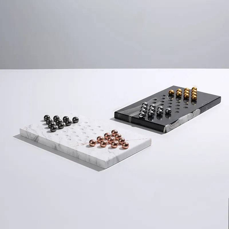 Steel Ball Chess - Black Fb-T2207B -  Home Decor Figurines | شطرنج الكرة الفولاذية - أسود - ebarza Furniture UAE | Shop Modern Furniture in Abu Dhabi & Dubai - مفروشات ايبازرا في الامارات | تسوق اثاث عصري وديكورات مميزة في دبي وابوظبي