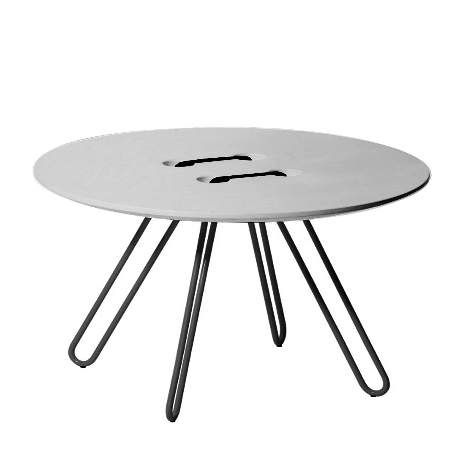 Steel & Mdf Side Table Gt-091 -  Side Tables | طاولة جانبية من الصلب - ebarza Furniture UAE | Shop Modern Furniture in Abu Dhabi & Dubai - مفروشات ايبازرا في الامارات | تسوق اثاث عصري وديكورات مميزة في دبي وابوظبي