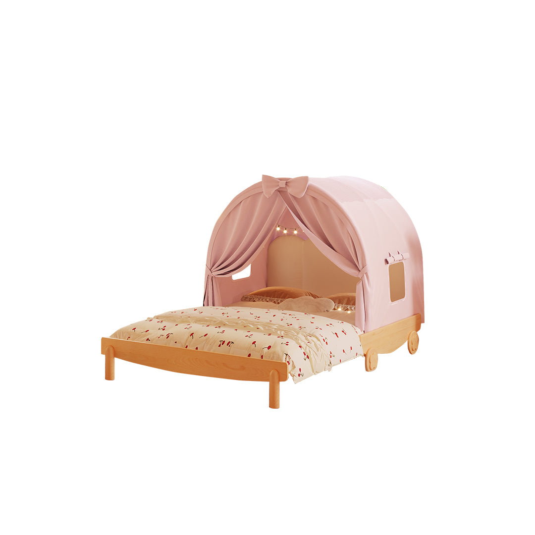 Pre-order 25 Days Delivery Stella Canopy Kid Bed E2311F -  Kids Beds - ebarza Furniture UAE | Shop Modern Furniture in Abu Dhabi & Dubai - مفروشات ايبازرا في الامارات | تسوق اثاث عصري وديكورات مميزة في دبي وابوظبي