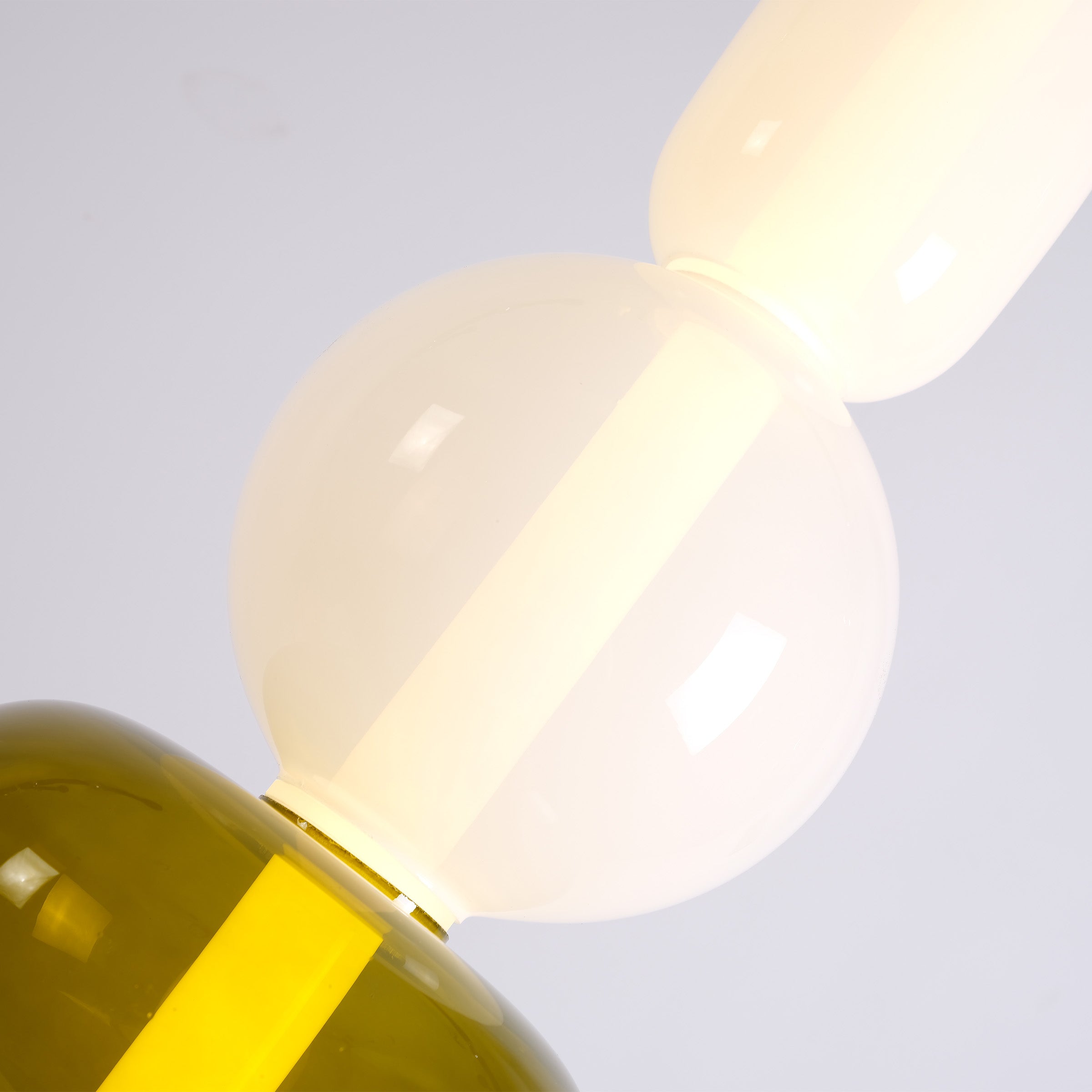 BEACON Stellar Strands Pendant Lamp with three glass shades, modern pendant lighting for stylish interior decor.