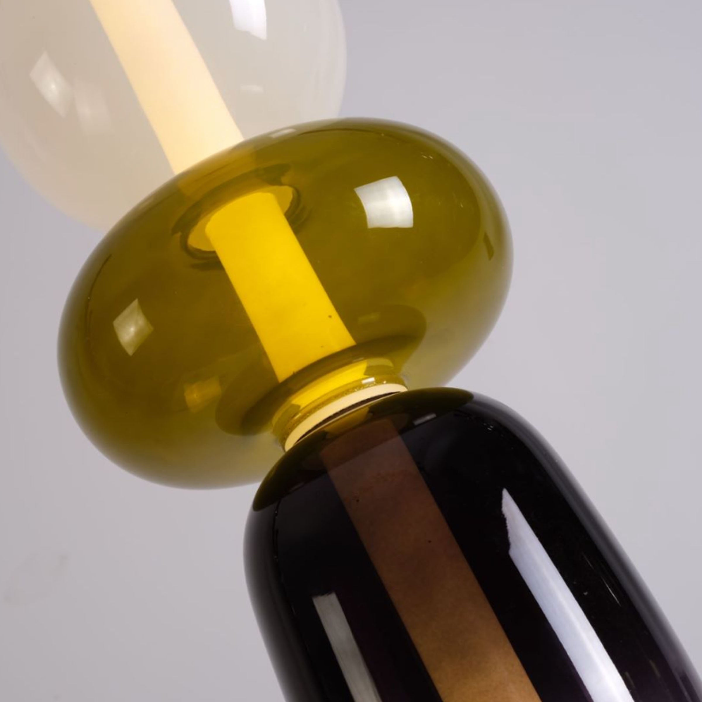 BEACON Stellar Strands Pendant Lamp with four glass shades, modern pendant lighting fixture for stylish interior decor.